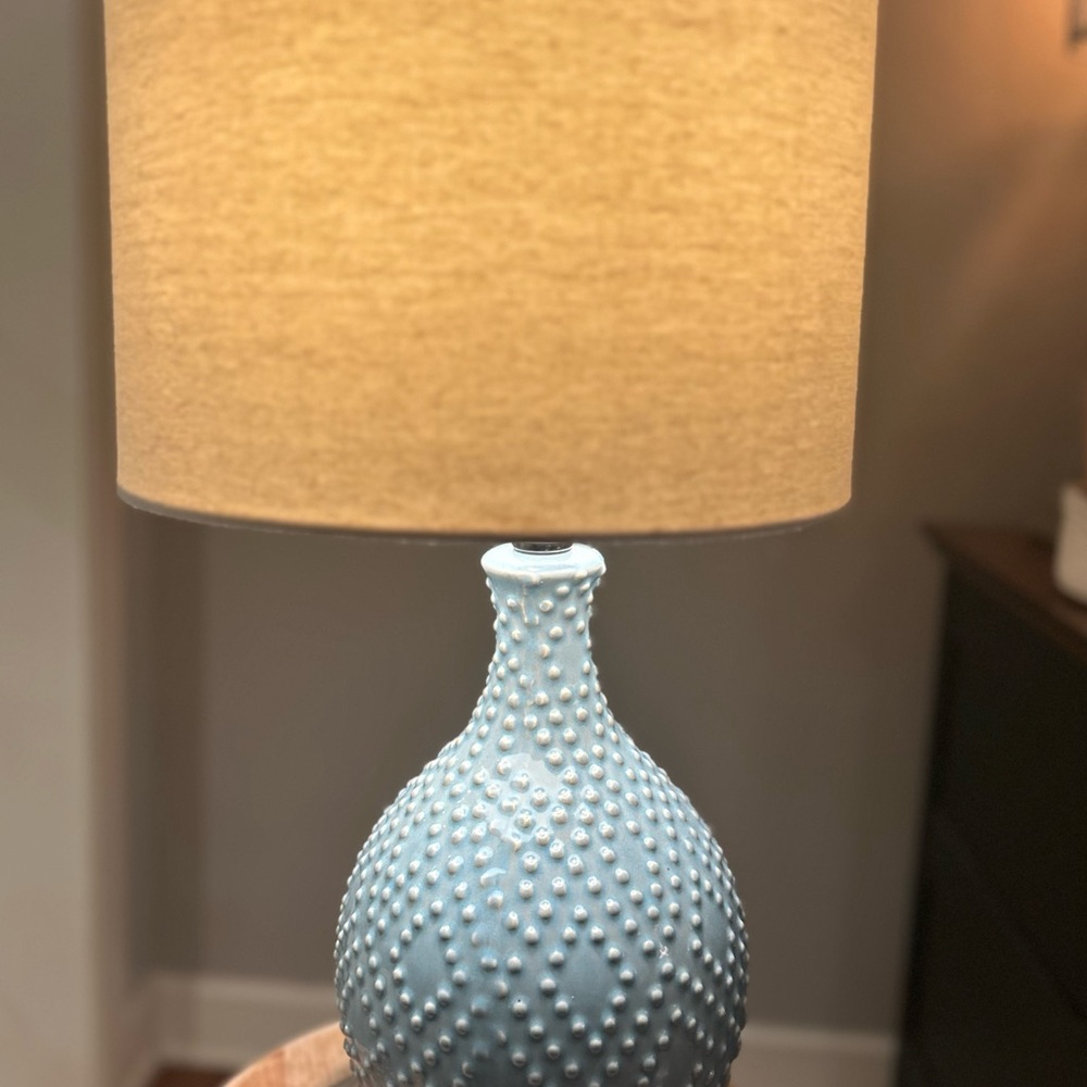 Serena & Lily blue table lamp